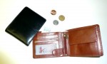 Kožená peněženka pánská - zaoblené hrany