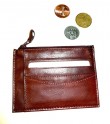 Koženková peněženka s kapsičkami na karty