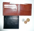 Malá universální jednoduchá peněženka kožená - není vhodná na doklady